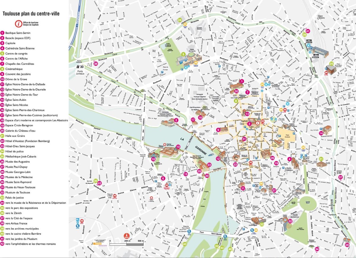 kat jeyografik nan Toulouse mize