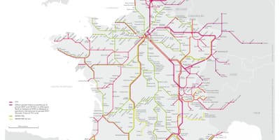 Toulouse estasyon tren a kat jeyografik