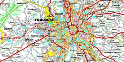 Kat jeyografik nan wout Toulouse